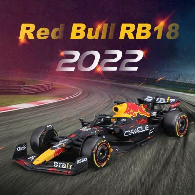 Bburago 1:43 F1 Red Bull Racing RB18 1 Verstappen 11 Perez Alloy Luxury Vehicle Diecast Formula Car Model Toy Gift