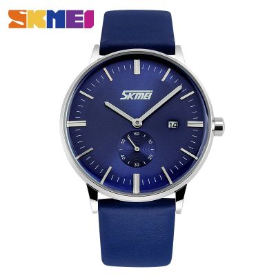 SKMEI  Luxury Men Quartz Watches Simple Male Wrist Watch Business Clock Dual Dial Waterproof Sport Watches Montre homme 9083
