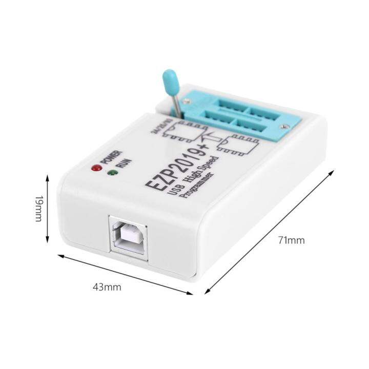 ezp2019-usb-ความเร็วสูง-spi-programmer-พร้อมอะแดปเตอร์2ตัวรองรับ24-25-93-eeprom