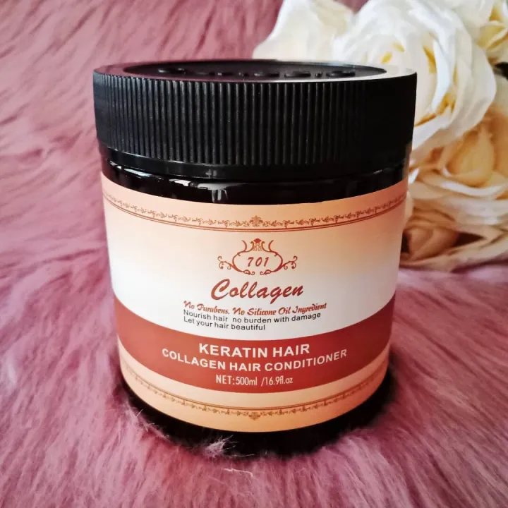 Collagen Plus Vitamin E Keratin Repairing Hair Conditioner 500ml Lazada