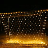 ✇  Outdoor led net light lights pave grasshoteldecorations room bed net light