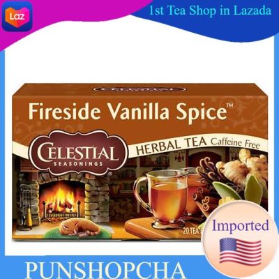 Celestial Seasonings Herbal Tea Fireside Vanilla Spice 20 Tea Bags