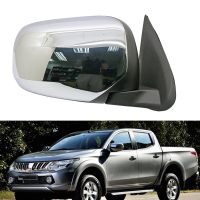 ชุดเคสโทรศัพท์กระจกมองหลังด้านข้างแบบตัวขยายโครเมี่ยมสำหรับ L200 Mitsubishi Triton 2015 2016 2017 2018