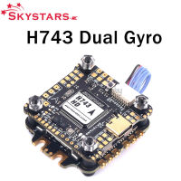 SKYSTARS H743 HD Dual Gyro Flight Controller H7 X8พร้อม OSD &amp; KM60 60A Blheli32 128K 4IN1 ESC สำหรับ FPV Drones