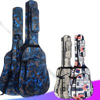 600D Water-Resistant Oxford Cloth Double Stitched Padded Strap Gig Bag Guitar Case For 40/41 Inch Acoustic Classic Folk Guitar