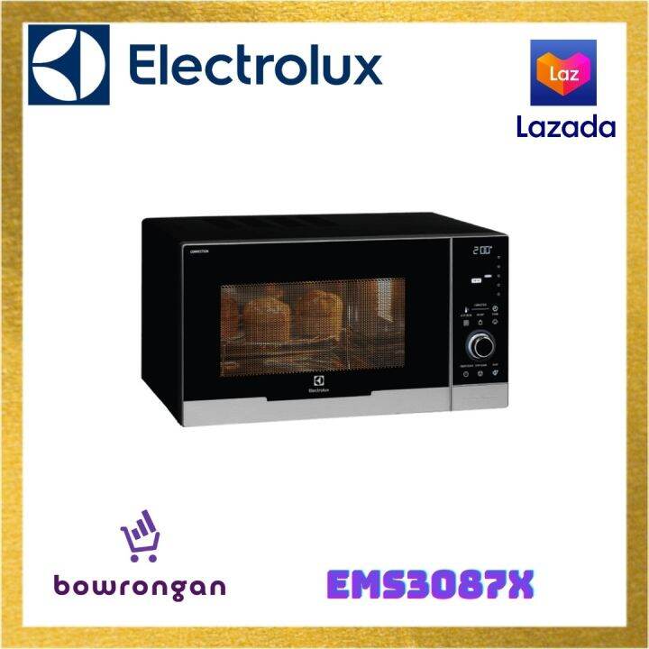 Electrolux MICROWAVE OVEN + GRILL 30L EMS3087X Lazada Indonesia