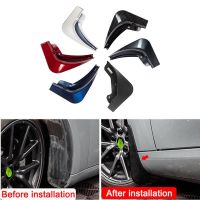 4Pcs รถ Mud Flaps สำหรับ Tesla รุ่น3 2022อุปกรณ์เสริม Mudguards Splash Guards Fender ด้านหน้าด้านหลังล้อ Mudguard คาร์บอนไฟเบอร์ ABS