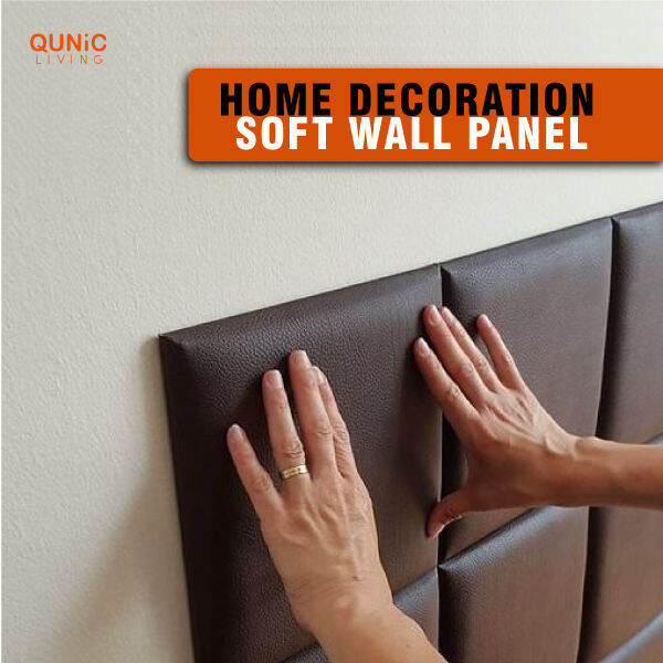 Qunic Home Deco Soft Wall Panel Design Selfadhesive DIY Wall