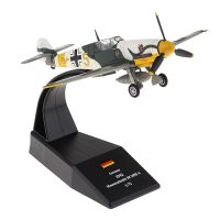 Bf-109ขนาด1/72/Me-109เครื่องบินรบเครื่องบินทหารโลหะโมเดลตั้งโชว์ขนาดเล็กพร้อมขาตั้ง