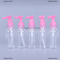 xingwendanp 5pcs 75ml พลาสติกกดปั๊มสเปรย์โลชั่นขวดเครื่องสำอางตัวอย่างภาชนะ