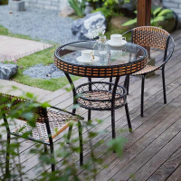 ราคาต่ำสุด！ชุดโต๊ะหวาย เก้าอี้หวาย ชุดโต๊ะสนาม เก้าอี้หวาย เฟอร์นิเจอร์ outdoor furniture คุณภาพ เหนียว ทนทาน ทนแดด ทนฝน เก็บเงินปลายทาง ชุดโต๊ะเก้าอี้ ชุดโต๊ะกาแฟ โต๊ะสนามหวาย ชุดโต๊ะในสวน โต๊ะสนามในสวน โต๊ะนั่งเล่น เก้าอี้สนาม ชุดโต๊ะเก้าอี้สนาม ชุดโต๊ะ