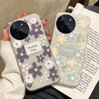 เคสซิลิโคนลายดอกไม้สำหรับ Realme 11ชิ้นพร้อมซิลิโคนนิ่มสำหรับแฟชั่นและป้องกันการตกสำหรับ Realme 11ฝาหลัง