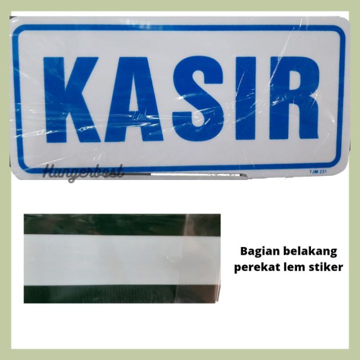 Sign Kasir Akrilikpapan Kasir Akrilik Lazada Indonesia 1820