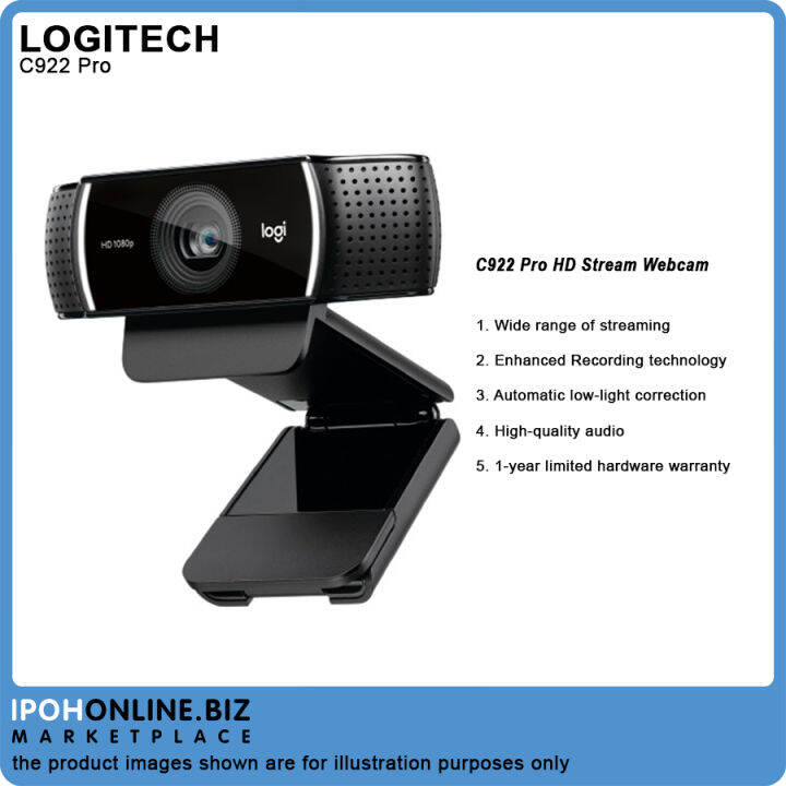 Logitech C922 Pro Stream 1080p Webcam | Lazada