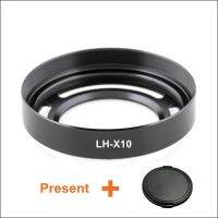 ฮู้ดโลหะมีฮู้ด X10 LH-X10 LH สำหรับ FUJIFILM X20 X10อะแดปเตอร์52มม. ระบายอากาศพร้อมฝาปิด