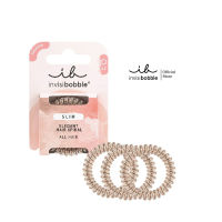 invisibobble ยางรัดผม รุ่น slim สี bronze me pretty (1 กล่องมี 3 เส้น) (NEW PACKAGE)