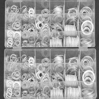 Hot Sale 200/280/450Pcs Aluminum Flat Gaskets Washers Assorted Gasket Metal Sealing Washer Assorted Aluminum Sealing Rings