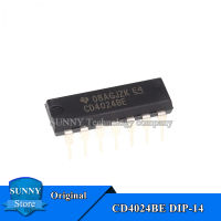 10Pcs Original CD4024BE DIP-14 CD4024 HCF4024BE DIP14 Binary Counter ชิป IC ใหม่