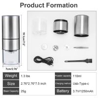 Limited Time Discounts Automatic Coffee Bean Grinder Mill Plastic Material For Outdoor Indoor Travel