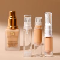 【DT】hot！ Liquid Foundation Travel Bottle 5/10/15ml Cosmetics Eye Cream Vacuum Portable Refillable Bottles Wholesale