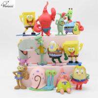 PANUCCI รูปปั้น Kids Toys การ์ตูนโมเดลเคลื่อนไหวบ้านสับปะรดปลาดาวแพททริก Squidward ปูเจ้านายคอลเลกชันรูปแบบหุ่นแอคชั่น SpongeBob ของเล่นรูปแบบของเล่น