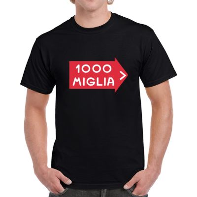 Print Wear Mille Miglia T-Shirt Classic Car Enthusiast T-Shirt  ALPP