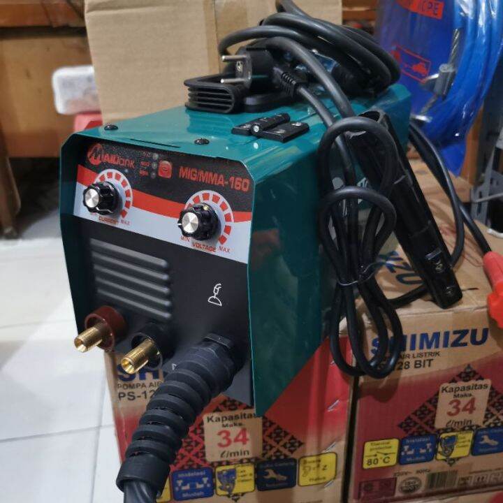 Mailtank SH196 Mesin Las Mig 160A (3In1) Co2 Bisa Tanpa Gas Co Mailtank ...