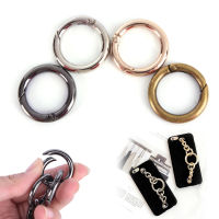 10pcs Metal O Ring Openable Clap For Bags Handbag DIY Snap Clasp Claps Trigger For Handbags Straps For Bag Parts Accessories