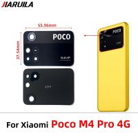 เลนส์กระจกกล้องถ่ายรูปหลัง2ชิ้นที่ครอบสำหรับ Xiaomi F3 Mi Poco X3 X4 M4 M3 NFC F2 Pro F1 F4 4G 5G อะไหล่ทดแทน