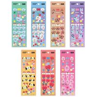 Kawaii BT21 New Baby Series Cute Cartoon Stickers Diary Photo Album Phone Case Hand Account Decorative Stickers Birthday Gift