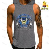 【HOT】✼✣ Pikachu Mens Hoody Sleeveless Leisure Things Print New Hip Hop Fashion Streetwear Anime 2023