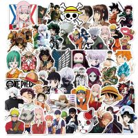 Cartoon Mixed Anime Attack on Titan/My Hero Academia Sticker Vinyl Waterproof for Water Bottle Laptop Decals