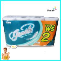 กระดาษชำระ GENTLE แพ็ค 6+2TOILET TISSUE GENTLE PACK6+2 **ขายดีที่สุด**