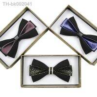 ⊕▽ Business wedding groom groomsmen spot bow tie new bow brushed dragon claw collar pattern bow ite