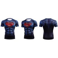 Cosplay T-Shirts Men 3 D Print Compression Fitness Tights Bodybuilding T shirt