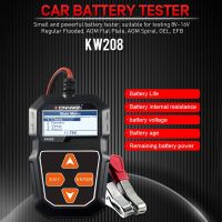 KW208 Battery Tester Car Digital 12V 100-2000CCA Automotive Battery Capacity Tester Test Tool