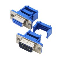 ‘’；【=- 10Pcs DB9 Crimp Type Connector Male Female Plug Serial Port Connectors D-SUB RS232 Adapter