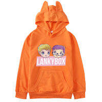 [ในสต็อก] Lankybox เสื้อผ้าเด็กกีฬาคลุมด้วยผ้าเสื้อกันหนาวผ้าฝ้ายผสมการ์ตูนฤดูใบไม้ผลิและฤดูใบไม้ร่วง3-14ปี Hoodies แขนยาวสำหรับหนุ่มๆสาวๆของเด็ก