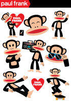 Paul Frank สติ๊กเกอร์ STICKER A5 BRING JULIUS (ของแถมไม่มีจำหน่าย)