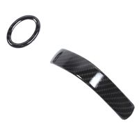 Car Gear Shift Head Decoration Cover Trim Interior Accessories for Ford Mustang 2010-2014 (Carbon Fiber ABS)