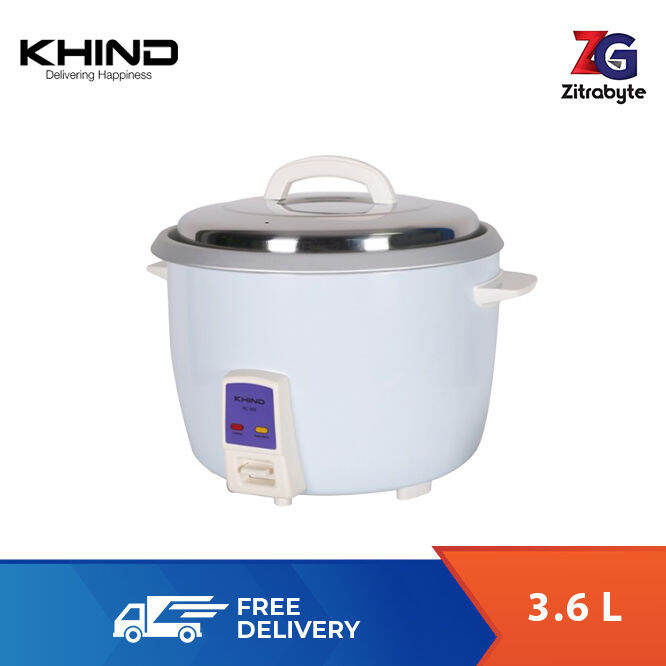 KHIND 3.6L Rice Cooker RC360 Thermal Fuse Protection to Prevent