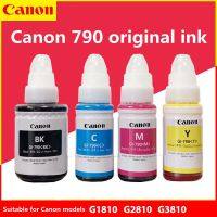 หมึกเติม แคนนอน Canon GI-790 หมึกเติม /G1010/G2010/G3010/G4010/ เข้ม ใส 1 ชุด 4 สี ถูก BK, C, M, Y #หมึกปริ้น  #หมึกสี  #หมึกปริ้นเตอร์