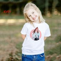 Kpop Print T-Shirt Kids Summer Casual Korea Hip Hop Shirt Girls Fashion Harajuku Clothes