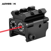 ㍿ Tactical Mini Red Dot Laser Sight With Picatinny Weaver Rail Mount For Pistol Handgun Gun Rifle Laser Pointer Hunting Accessory
