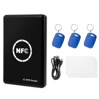 RFID NFC Duplicator 125KHz Key Fob Copier 13.56MHz Encrypted Programmer USB Interface RFID Smart Card Reader Writer