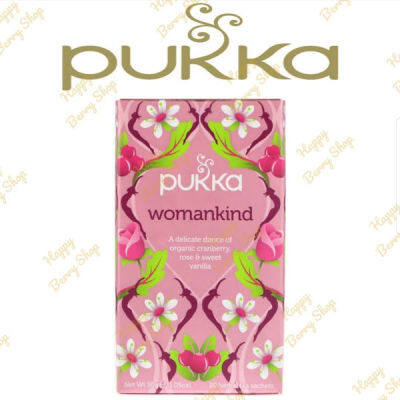 ชา PUKKA Organic Herbal Tea 🍃⭐WOMANKIND⭐🍵 ชาสมุนไพรออแกนิค ชาเพื่อสุขภาพจากประเทศอังกฤษ 1 กล่องมี 20 ซอง