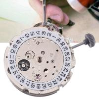 1 PCS 8215 Movement 21 Jewels Automatic Mechanical 3 OClock High-Precision Movement 8215 Watch Movement Silver Metal