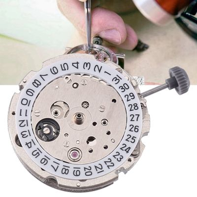 1 PCS 21 Jewels Automatic Mechanical 3 OClock High-Precision Movement 8215 Watch Movement Silver Metal