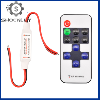 Shockley 12A 12V รีดมทโคมไฟ RF รีโมทไร้สาย DC 5V ถึง24V หรี่ไมโครไฟ LED