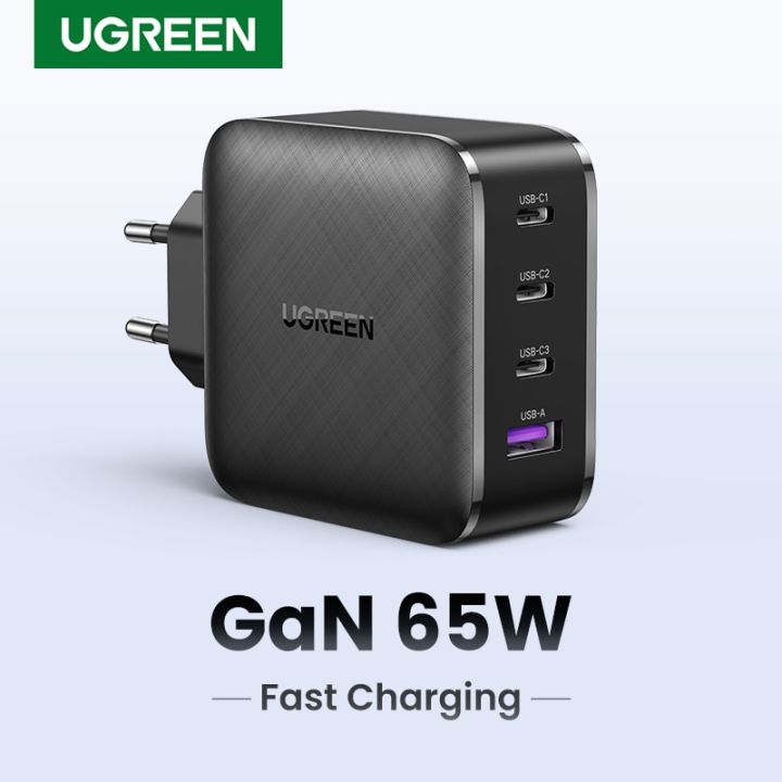 UGREEN PD65W Gan Charger For Tablet Quick 3.0 4.0 SCP Charger For USB C ...